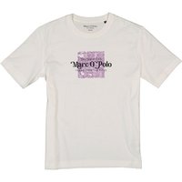 Marc O'Polo Herren T-Shirt weiß Baumwolle von Marc O'Polo