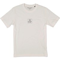 Marc O'Polo Herren T-Shirt weiß Baumwolle von Marc O'Polo