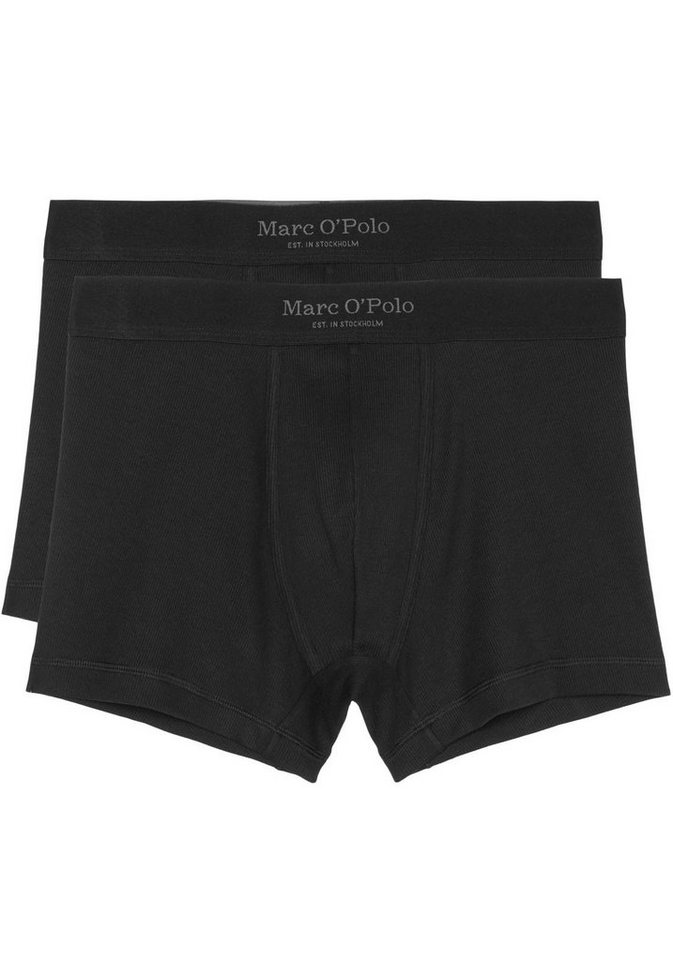 Marc O'Polo Trunk Iconic Rib (2er Pack) mit elastischem Logobund von Marc O'Polo