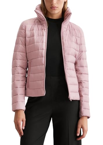 Marc O'Polo Damen Steppjacke mit Stehkragen wasserabweisend, Rosa (Dark Mauve), 38 von Marc O'Polo