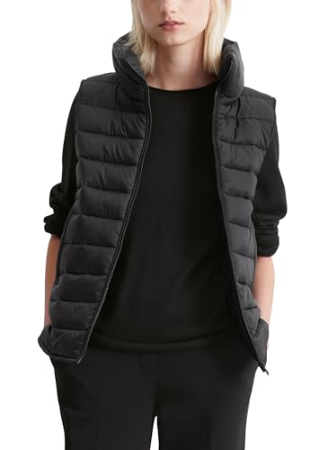 Marc O'Polo Damen Steppweste wasserabweisend leicht, Schwarz (Black), 36 von Marc O'Polo