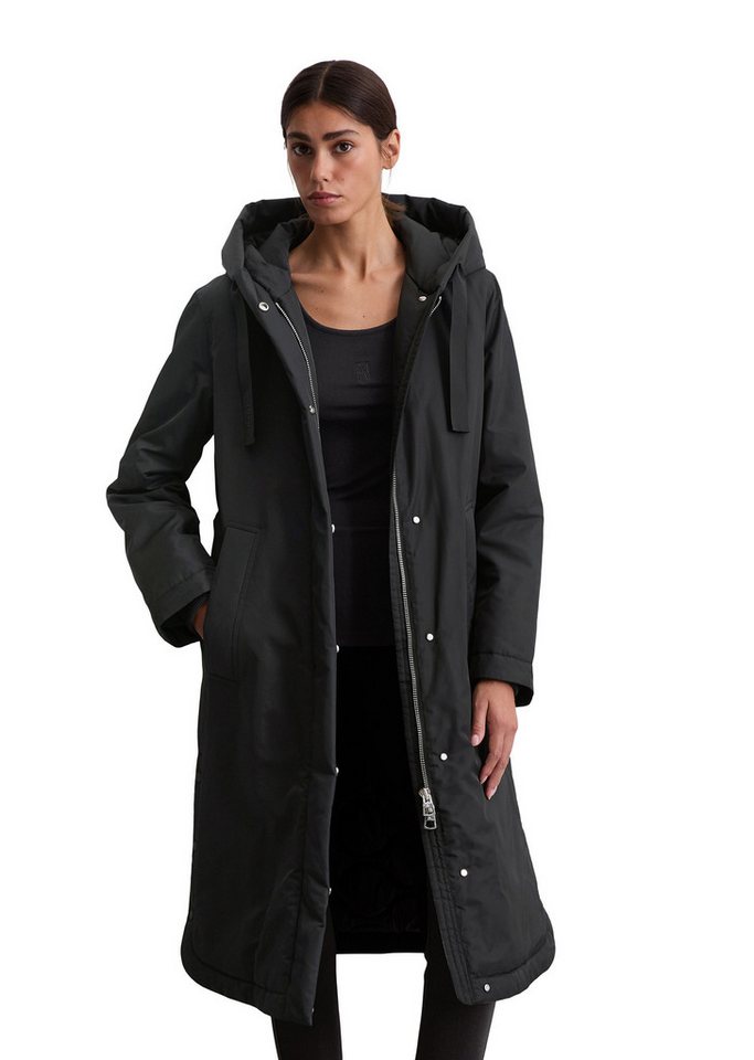 Marc O'Polo Wintermantel aus recyceltem Polyester-Twill von Marc O'Polo