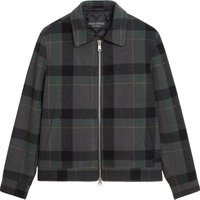 Marc O'Polo Wattiertes Woll-Blouson mit Glencheck-Muster, Regular Fit in XL von Marc O'Polo