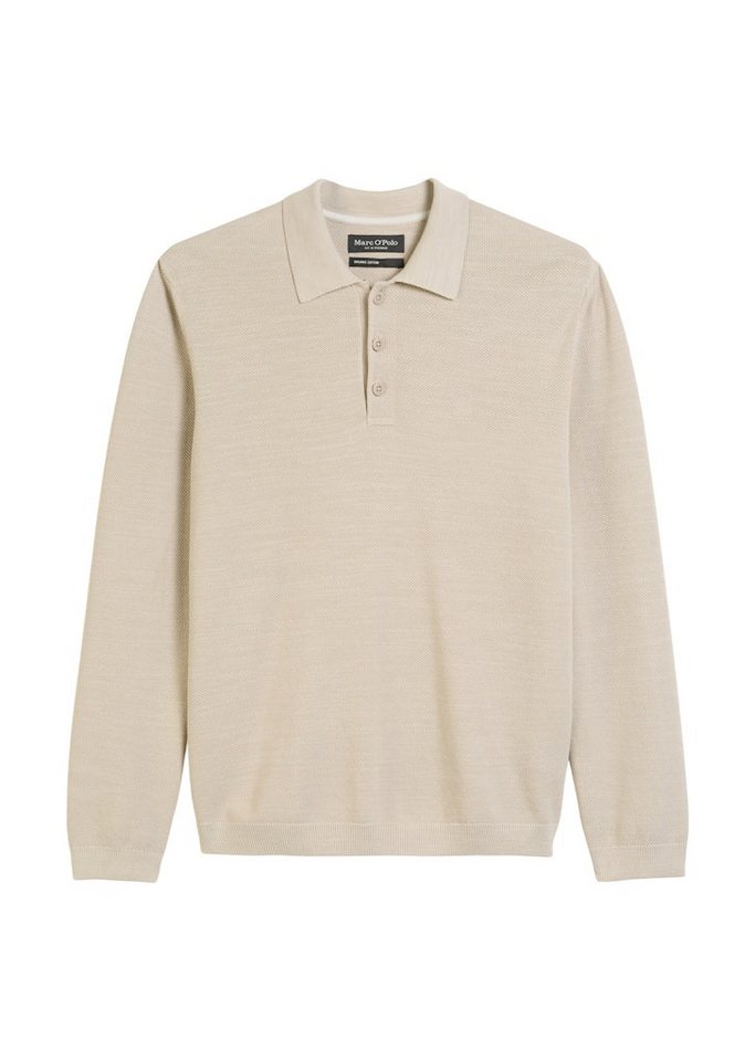 Marc O'Polo Wollpullover Marc O´Polo Men / He.Pullover / Polo LS, piqué-structure von Marc O'Polo
