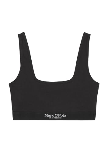 Marc O'Polo Damen Iconc Rib Pullover Bralette Bra, Schwarz, XS EU Marc O'Polo Damen Iconc Rib Pullover Bralette Bra, Schwarz, XS EU von Marc O'Polo