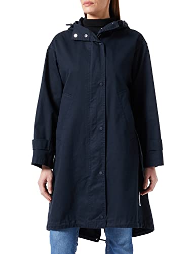 Marc O'Polo Women's 302025371257 Parka, fix hood, welt pockets, pres, 899-deep blue sea 32 von Marc O'Polo