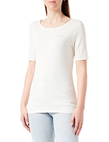 Marc O'Polo Women's 302218351003 T-Shirt, Short-Sleeve, Round Neck, chalky sand , Gr. XL von Marc O'Polo