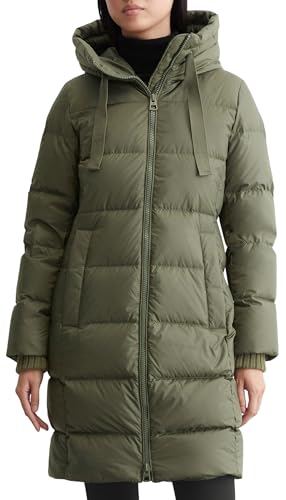 Marc O'Polo Damen Daunenmantel mit Kapuze wasserabweisend, Grün (Olive Crop), 40 Marc O'Polo Damen Daunenmantel mit Kapuze wasserabweisend, Grün (Olive Crop), 40 von Marc O'Polo