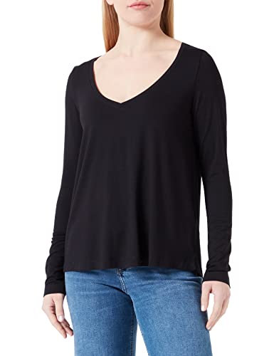 Marc O'Polo Women's T-Shirts Long Sleeve, Schwarz, S von Marc O'Polo