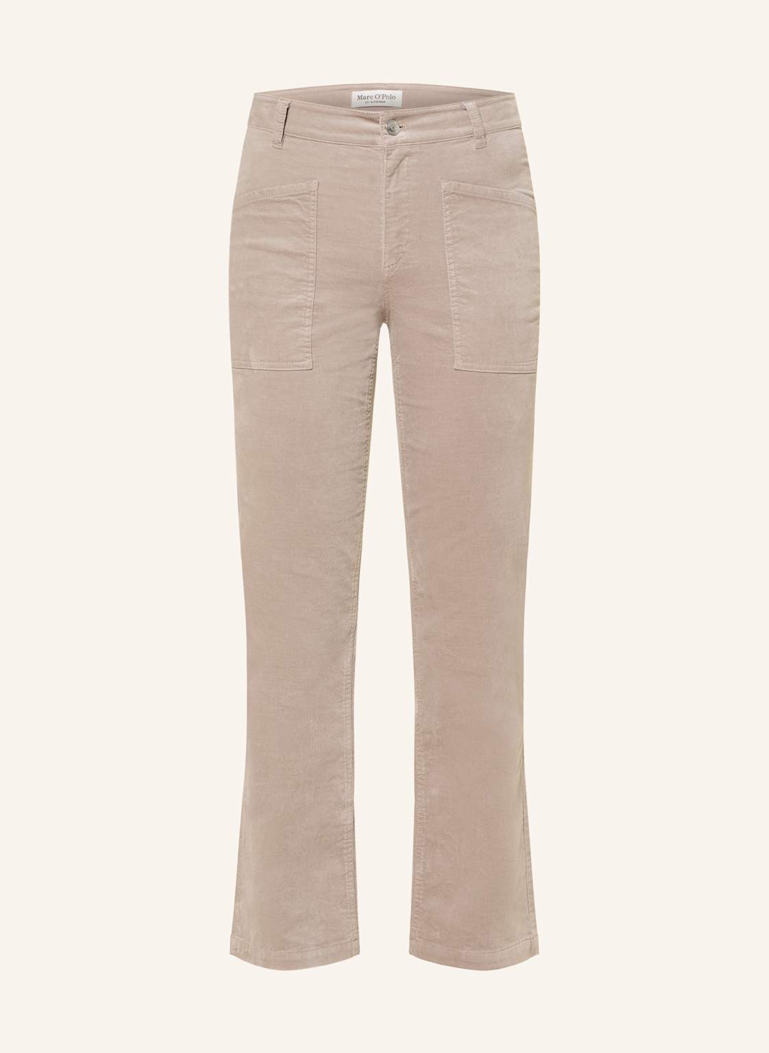 Marc O'polo Bootcut-Hose Kiruna Aus Samt grau von Marc O'Polo