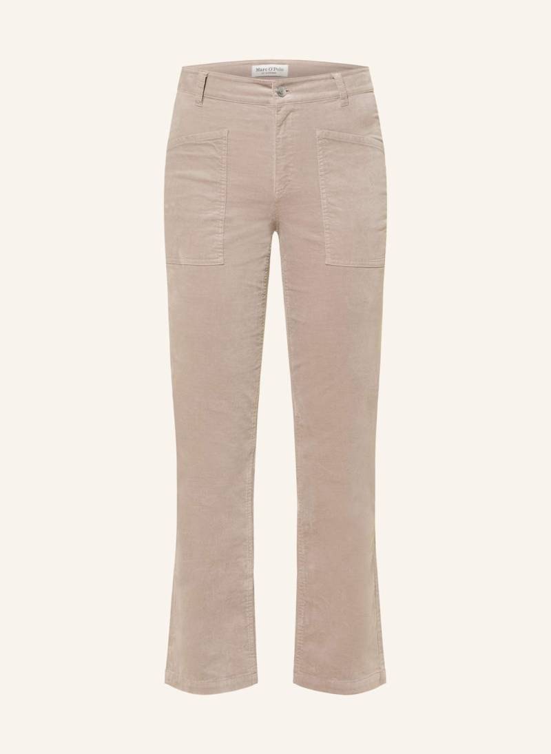 Marc O'polo Bootcut-Hose Kiruna Aus Samt grau von Marc O'Polo