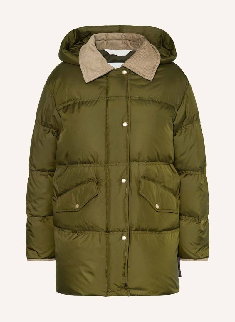 Marc O'polo Daunenmantel Mit Abnehmbarer Kapuze gruen von Marc O'Polo
