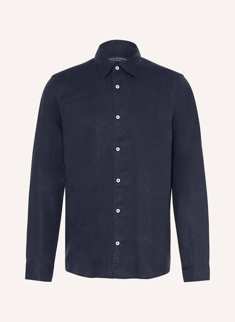 Marc O'polo Hemd Shaped Fit blau von Marc O'Polo