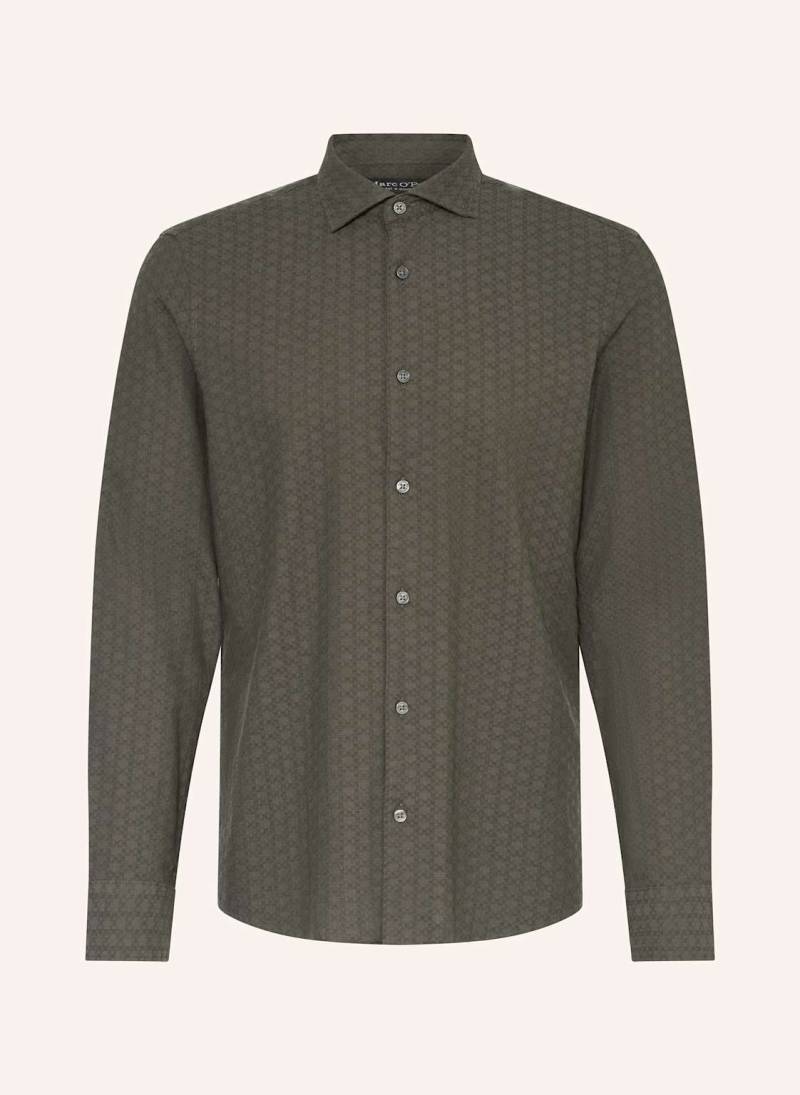 Marc O'polo Hemd Shaped Fit gruen von Marc O'Polo