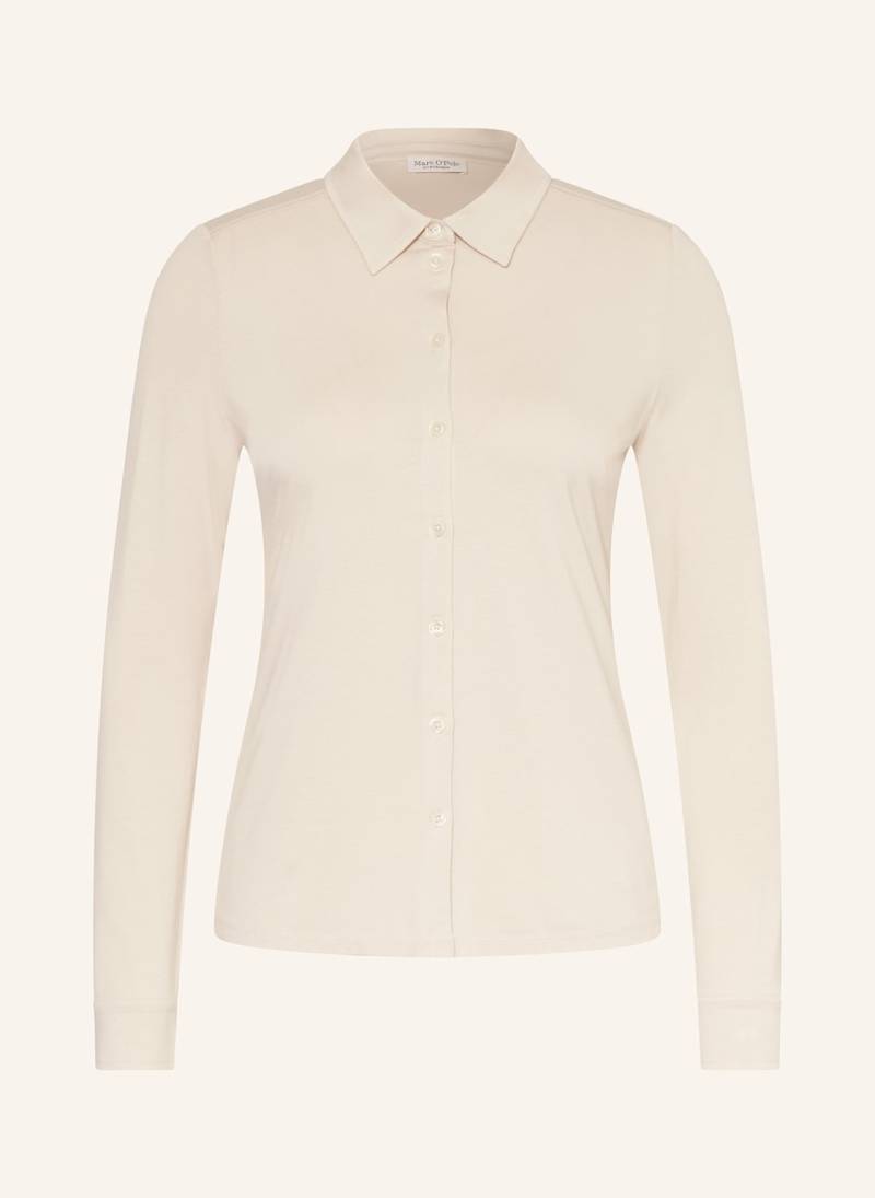 Marc O'polo Hemdbluse Aus Jersey beige von Marc O'Polo