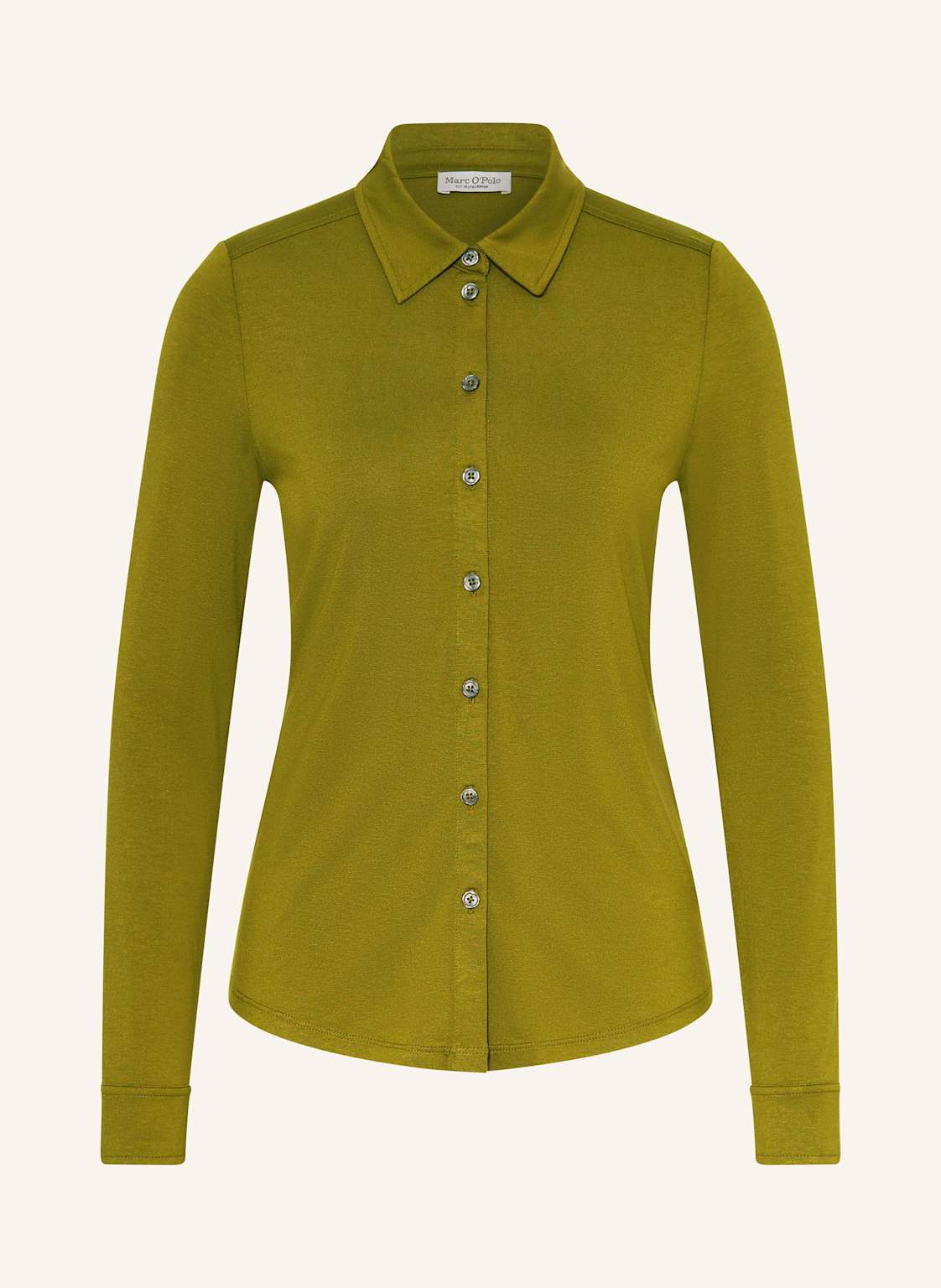 Marc O'polo Hemdbluse Aus Jersey gruen von Marc O'Polo
