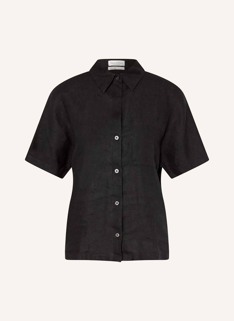 Marc O'polo Hemdbluse Aus Leinen schwarz von Marc O'Polo