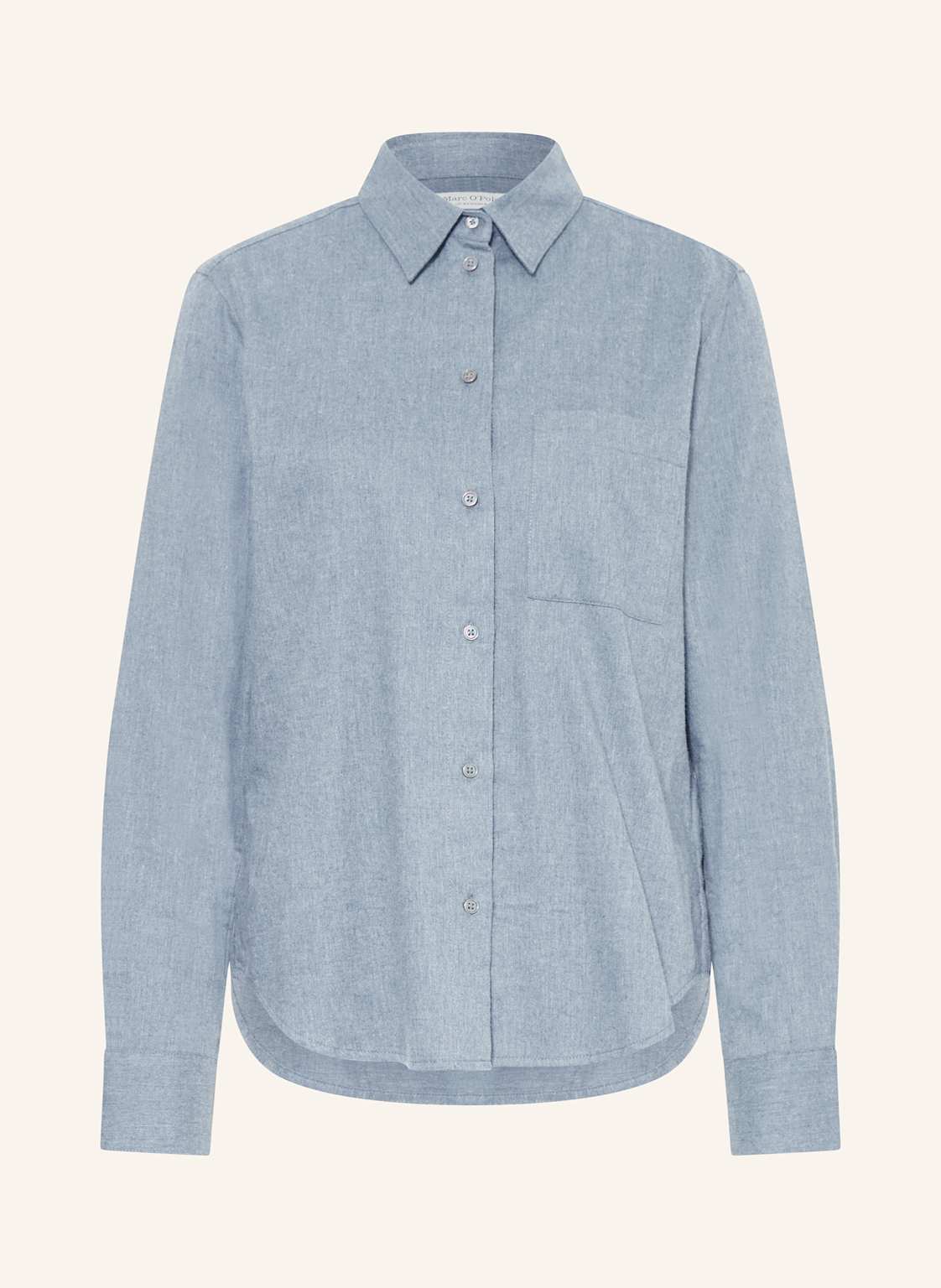 Marc O'polo Hemdbluse blau von Marc O'Polo