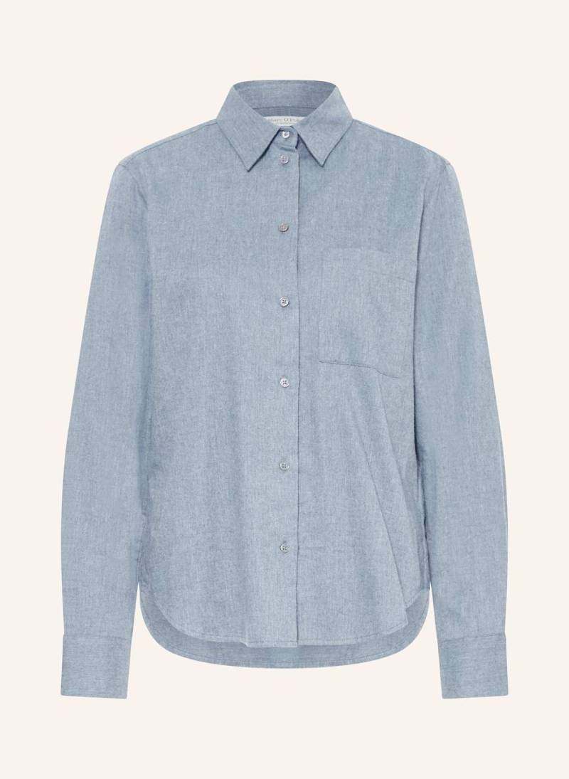 Marc O'polo Hemdbluse blau von Marc O'Polo