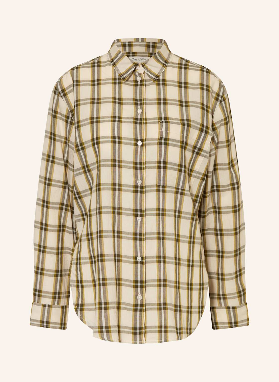 Marc O'polo Hemdbluse beige von Marc O'Polo