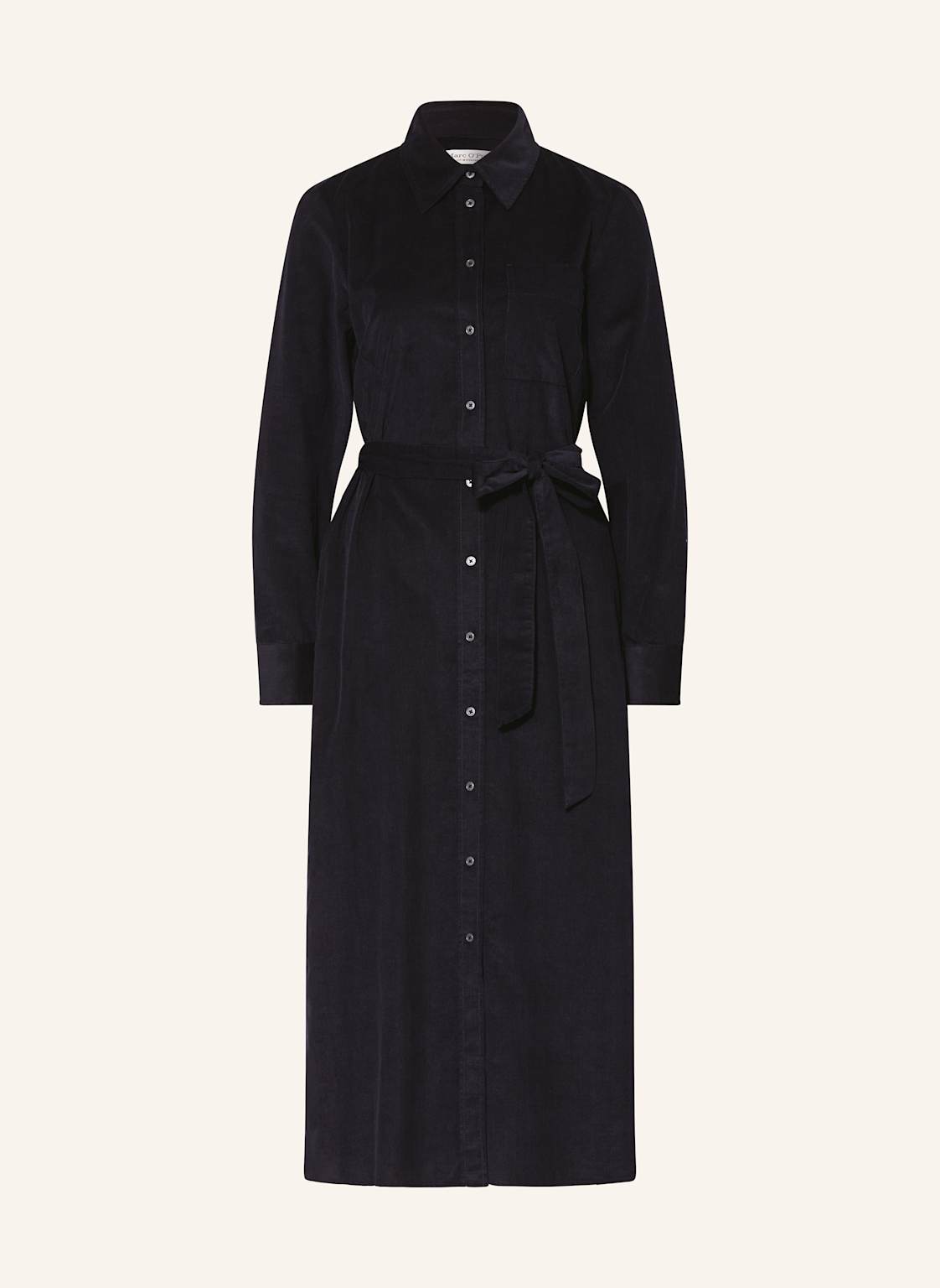 Marc O'polo Hemdblusenkleid Aus Cord blau von Marc O'Polo