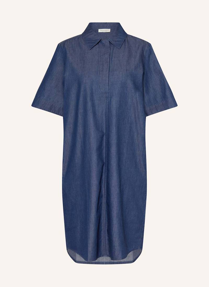 Marc O'polo Hemdblusenkleid In Jeansoptik blau von Marc O'Polo