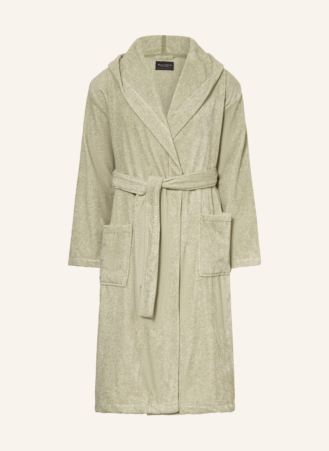 Marc O'polo Herren-Bademantel Mit Kapuze gruen von Marc O'Polo