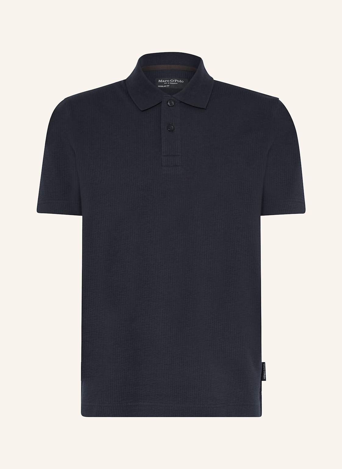 Marc O'polo Jersey-Poloshirt Regular Fit blau von Marc O'Polo