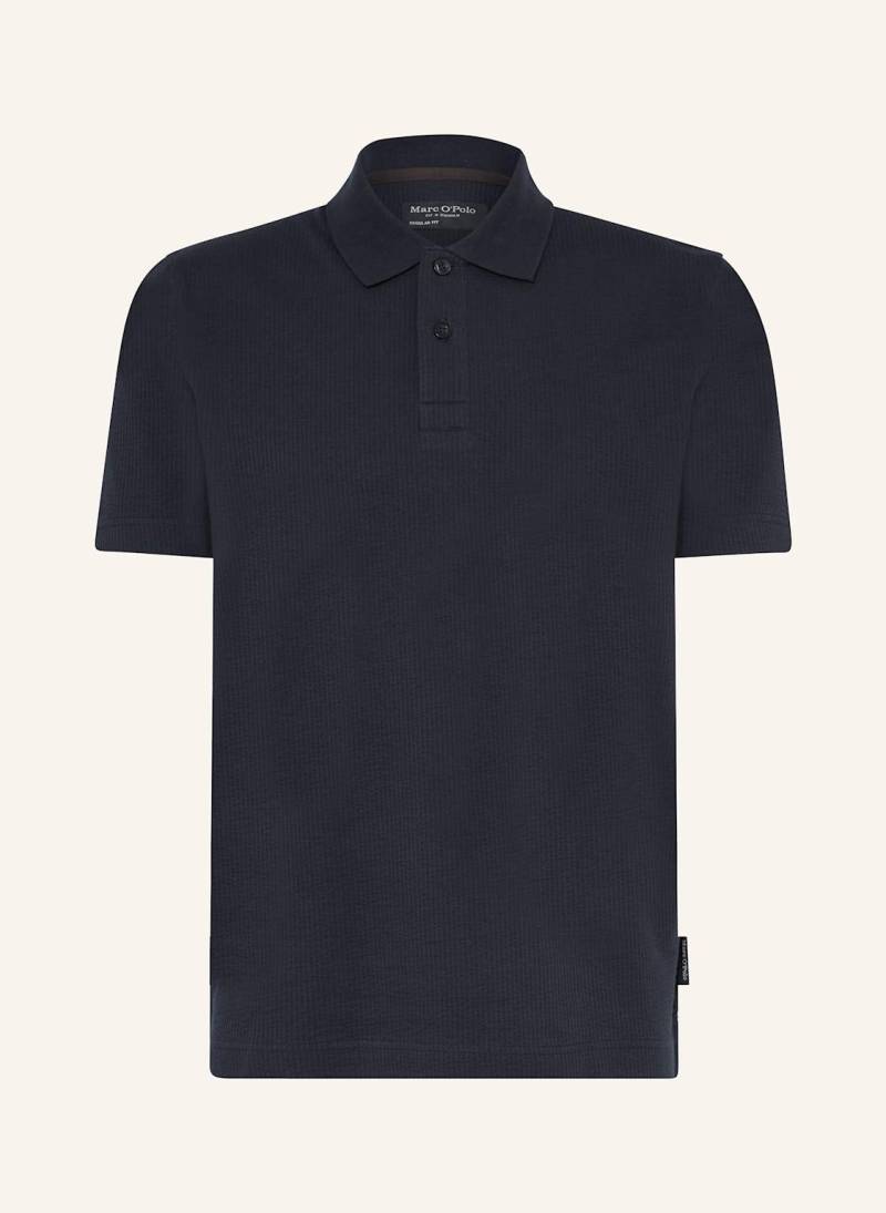 Marc O'polo Jersey-Poloshirt Regular Fit blau von Marc O'Polo