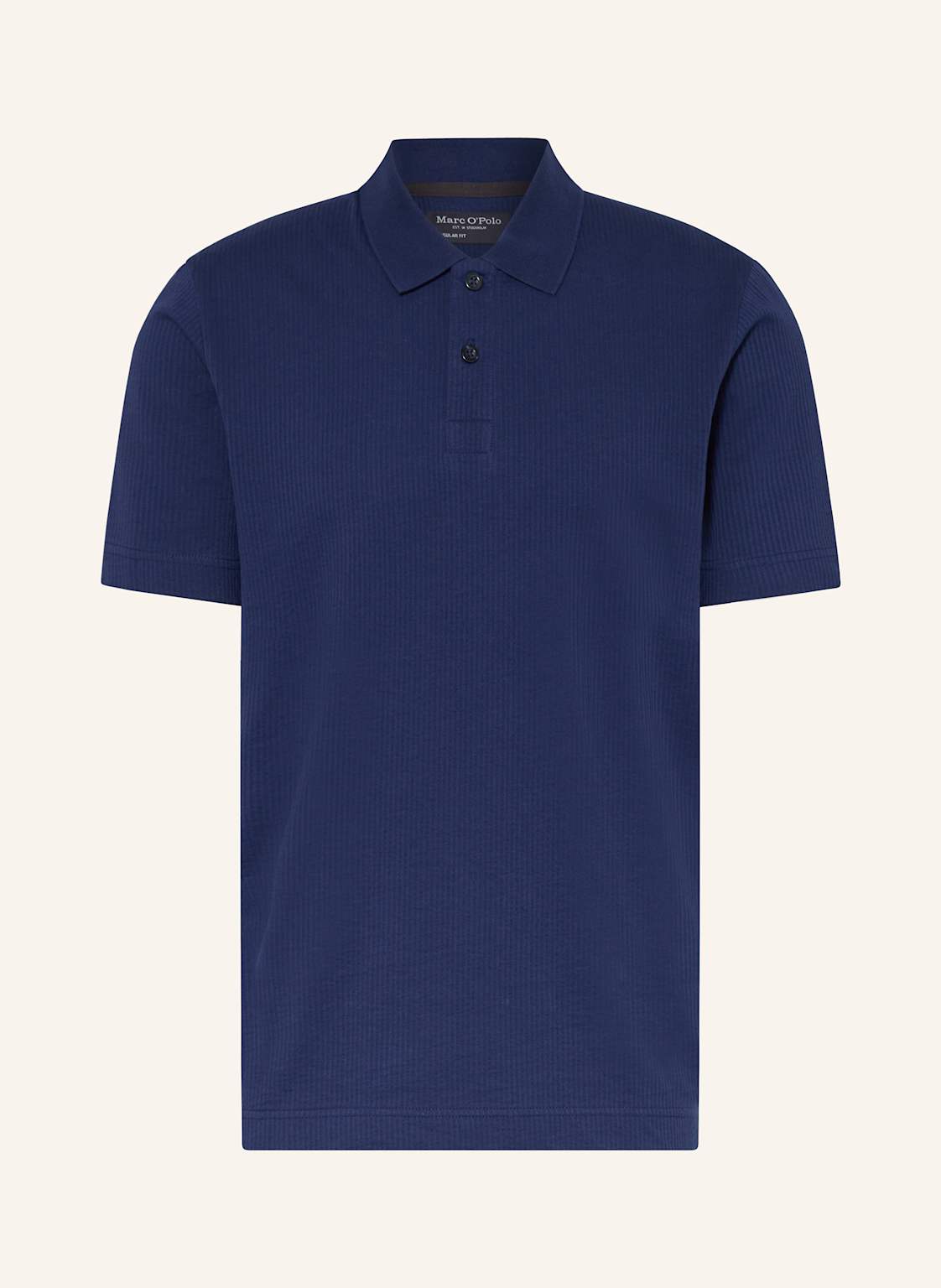 Marc O'polo Jersey-Poloshirt Regular Fit blau von Marc O'Polo