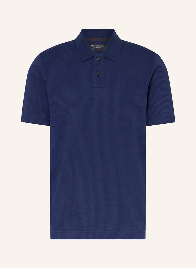 Marc O'polo Jersey-Poloshirt Regular Fit blau von Marc O'Polo