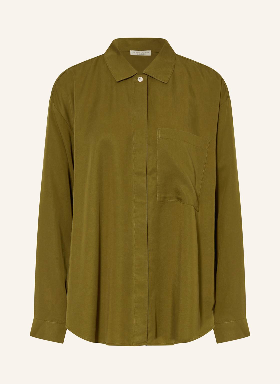 Marc O'polo Oversized-Hemdbluse gruen von Marc O'Polo