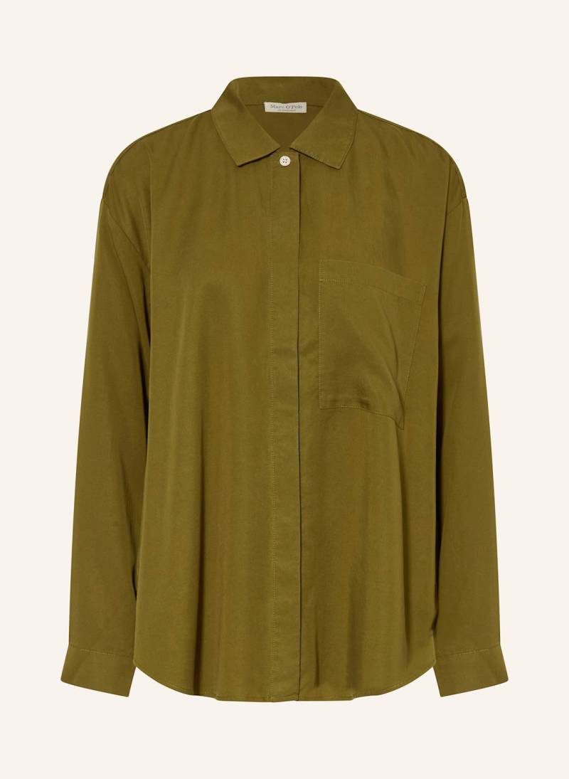Marc O'polo Oversized-Hemdbluse gruen von Marc O'Polo