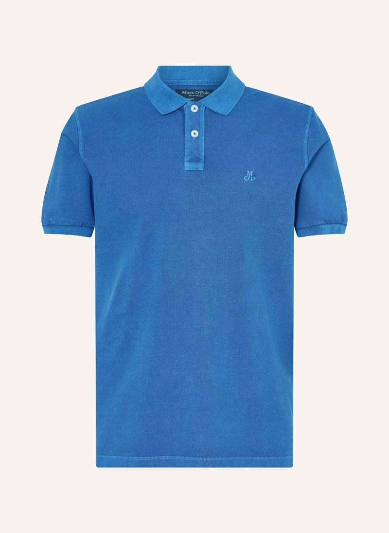 Marc O'polo Piqué-Poloshirt Regular Fit blau von Marc O'Polo