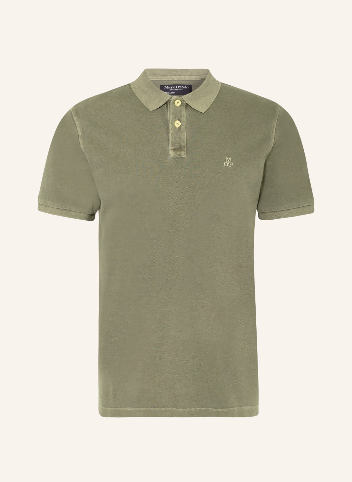 Marc O'polo Piqué-Poloshirt Regular Fit gruen von Marc O'Polo