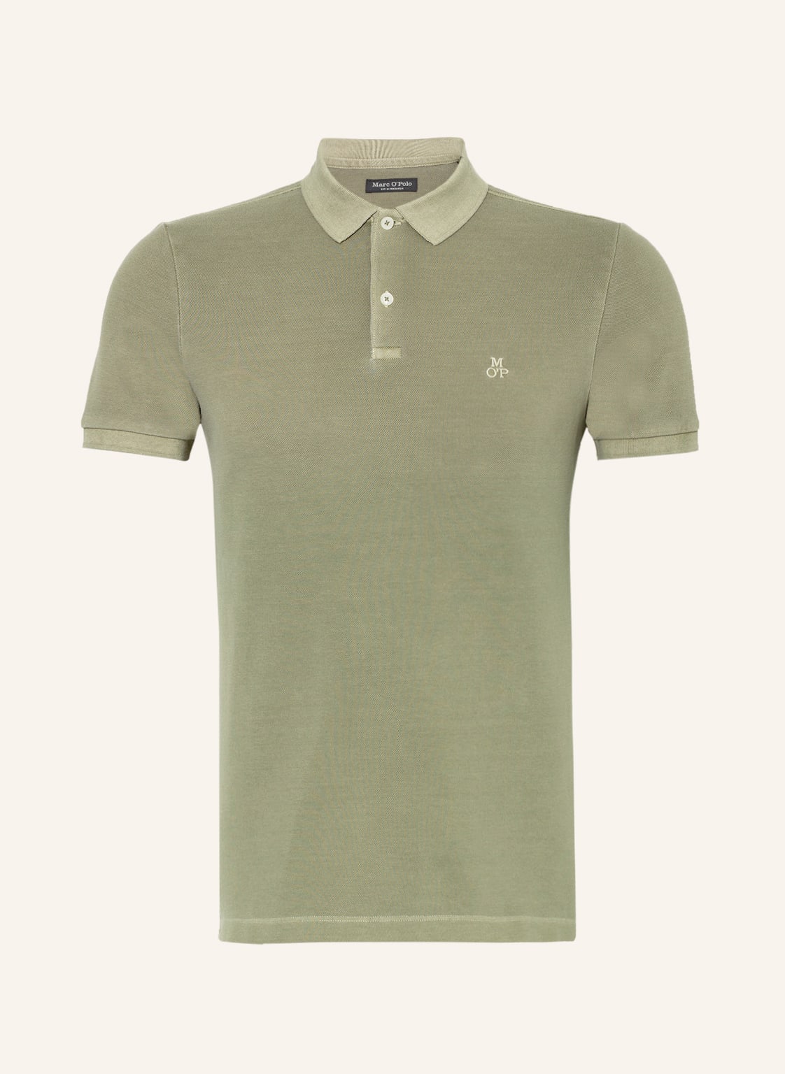 Marc O'polo Piqué-Poloshirt Shaped Fit gruen von Marc O'Polo