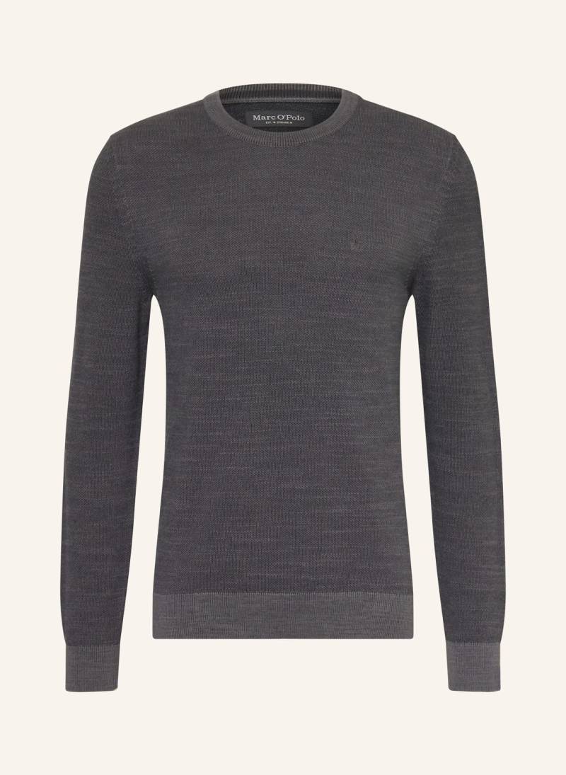 Marc O'polo Piqué-Pullover grau von Marc O'Polo