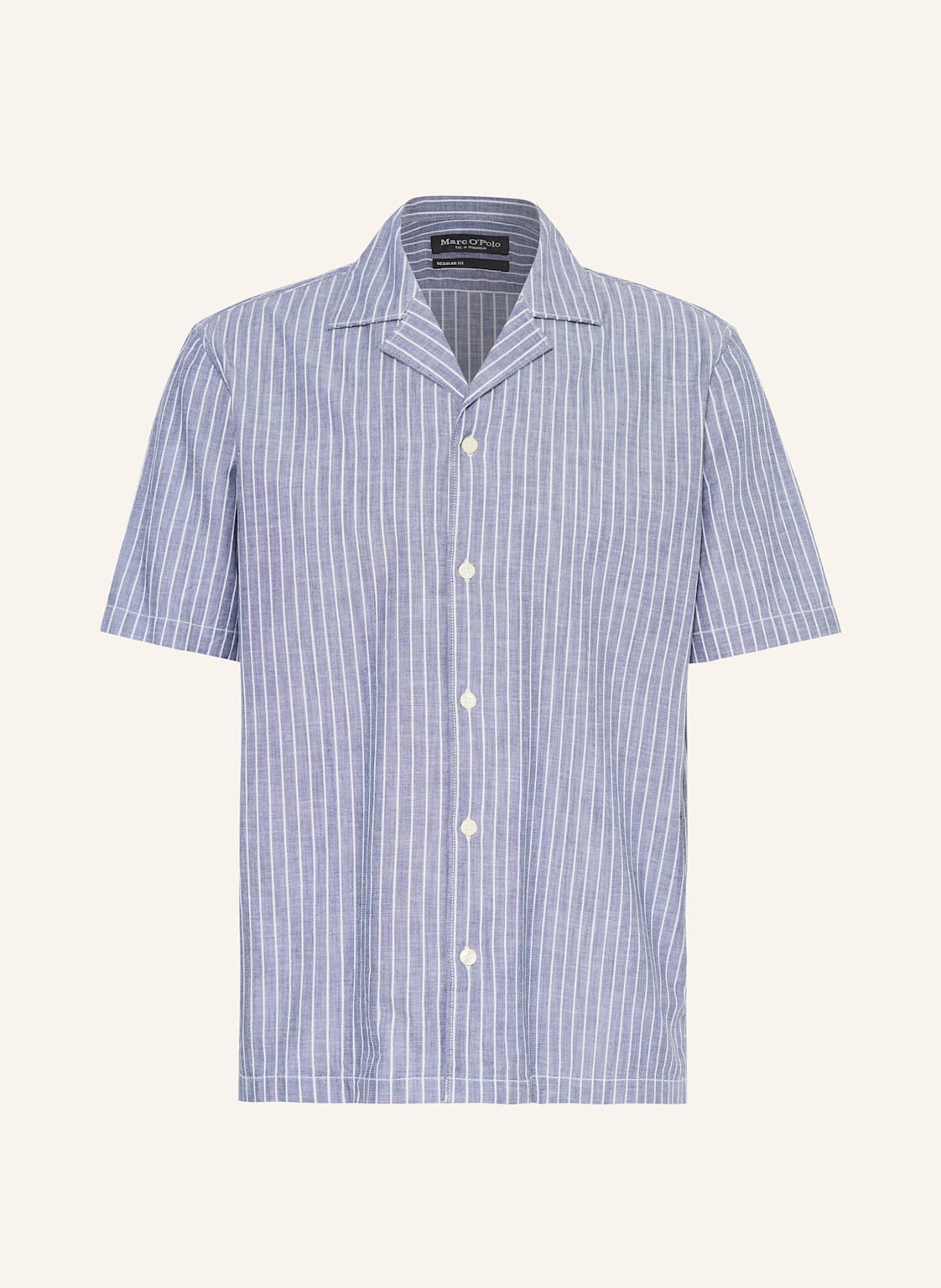 Marc O'polo Resorthemd Regular Fit blau von Marc O'Polo