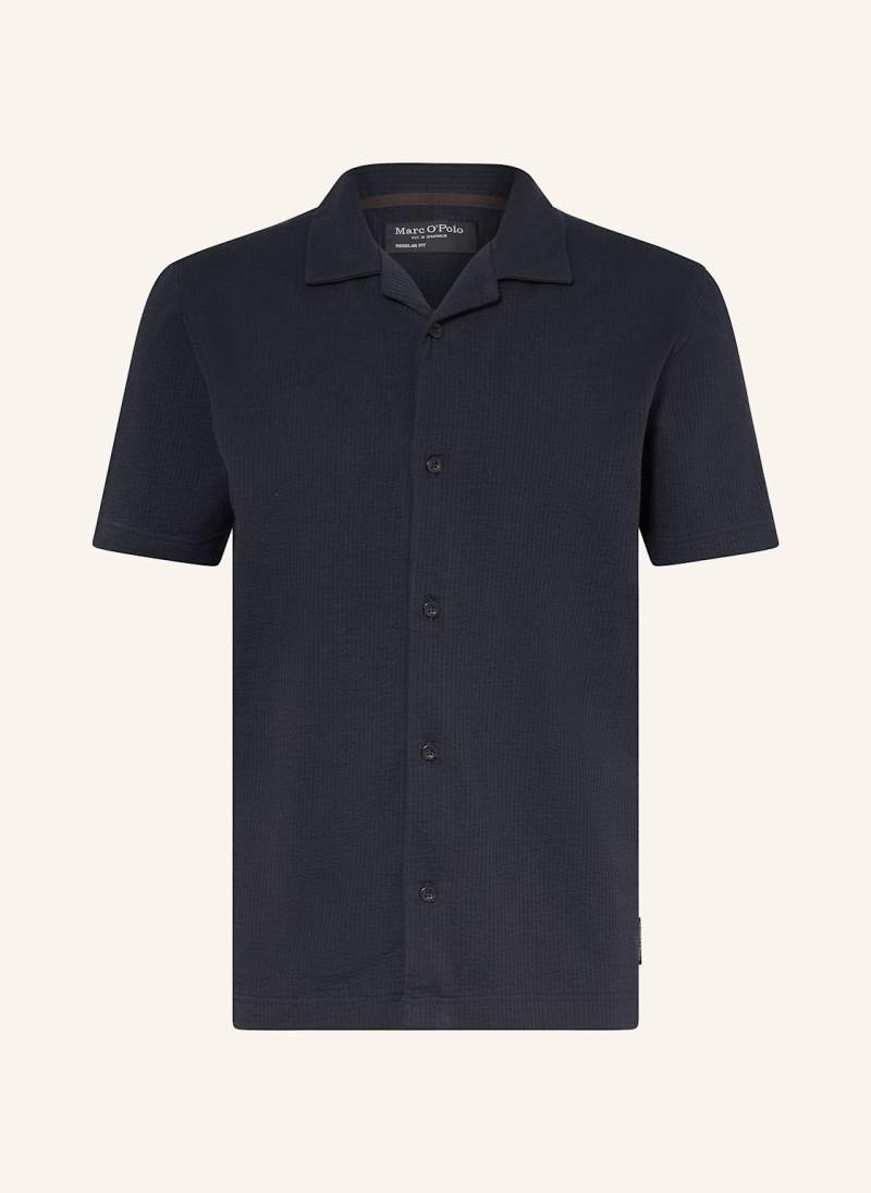 Marc O'polo Resorthemd Regular Fit blau von Marc O'Polo