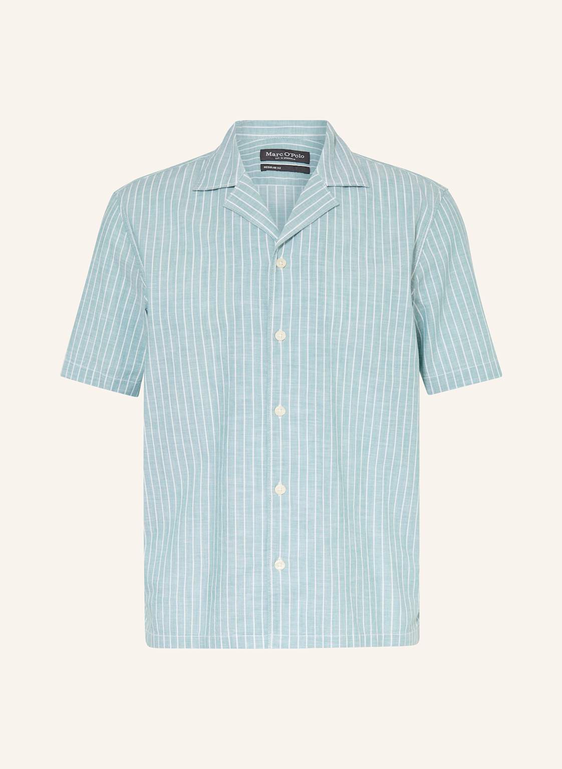 Marc O'polo Resorthemd Regular Fit gruen von Marc O'Polo