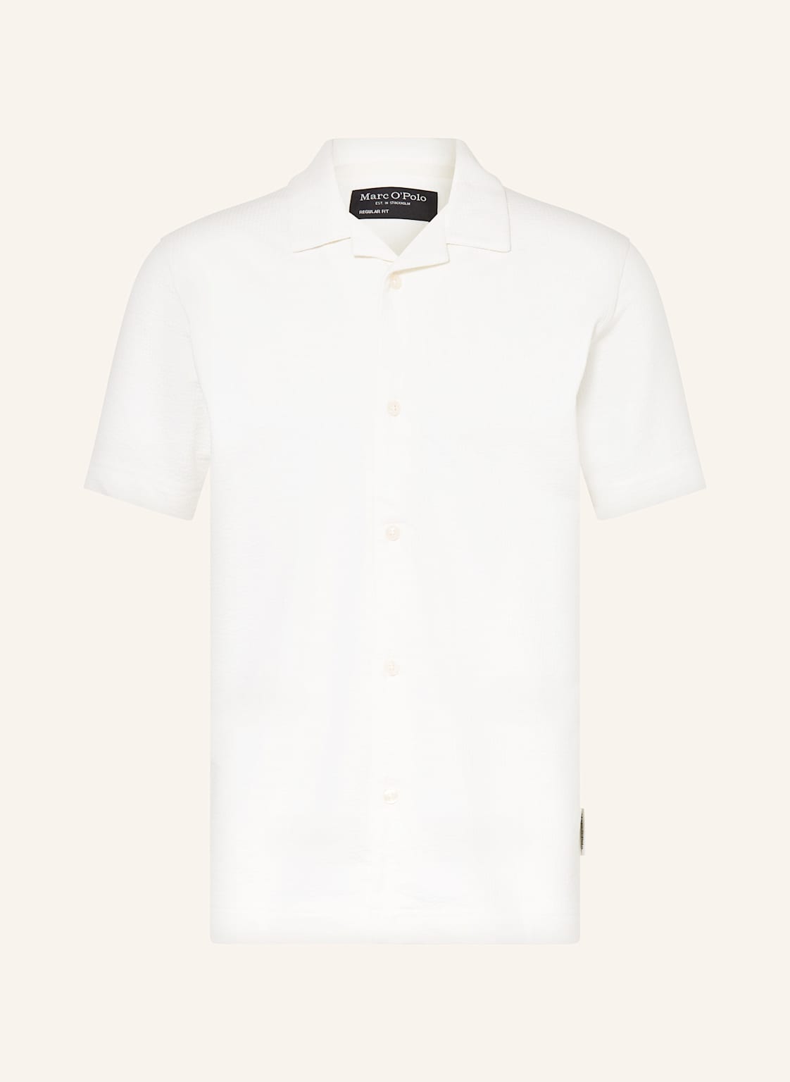 Marc O'polo Resorthemd Regular Fit weiss von Marc O'Polo