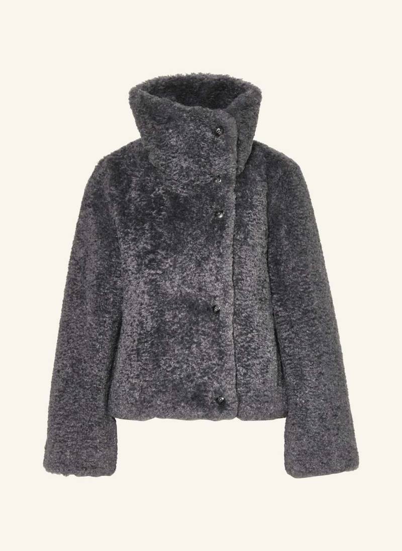Marc O'polo Teddyfell-Jacke grau von Marc O'Polo