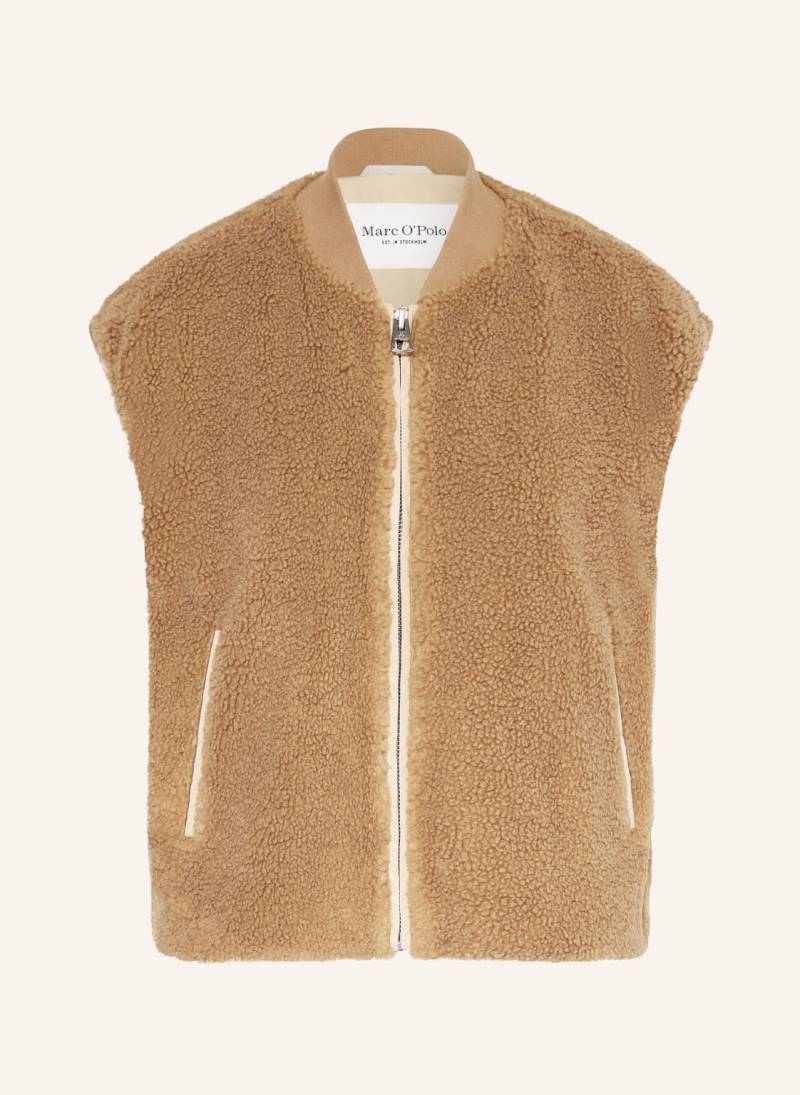 Marc O'polo Teddyfell-Weste braun von Marc O'Polo
