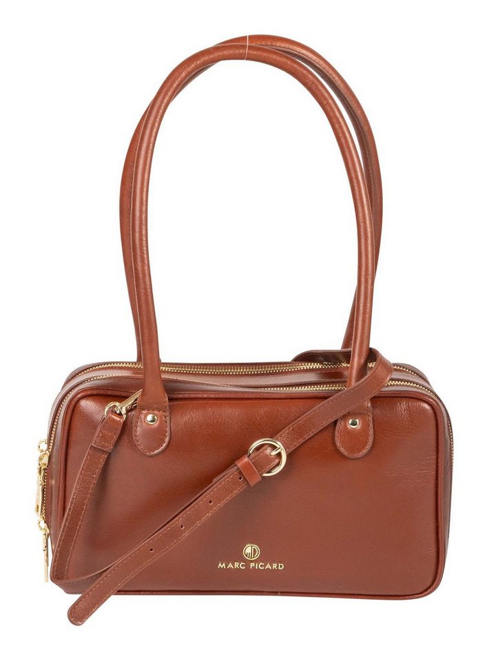 Marc Picard Handtasche Bowling Bag, aus echtem Rindsleder von Marc Picard