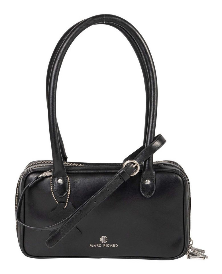 Marc Picard Handtasche Bowling Bag, aus echtem Rindsleder von Marc Picard