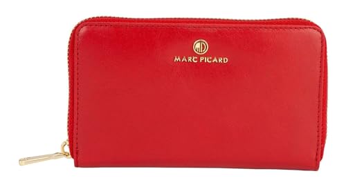 Marc Picard Leder Geldbörse Firenze Zip Wallet Red rot Marc Picard Leder Geldbörse Firenze Zip Wallet Red rot von Marc Picard