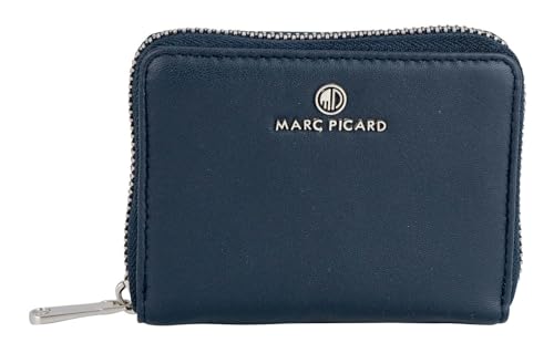 Marc Picard Leder Geldbörse Maremma Zip Wallet Navy dunkelblau von Marc Picard