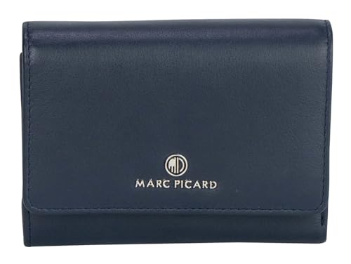 Marc Picard Leder Geldbörse Umbria Wallet with Flap Navy dunkelblau Marc Picard Leder Geldbörse Umbria Wallet with Flap Navy dunkelblau von Marc Picard