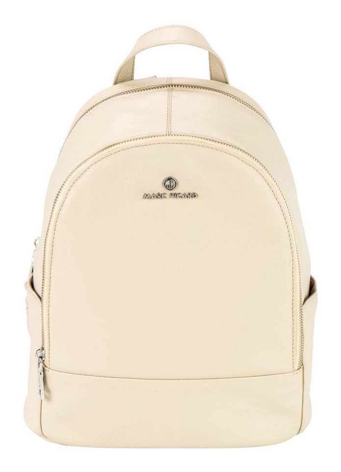 Marc Picard Rucksack Backpack, aus echtem Rindsleder von Marc Picard