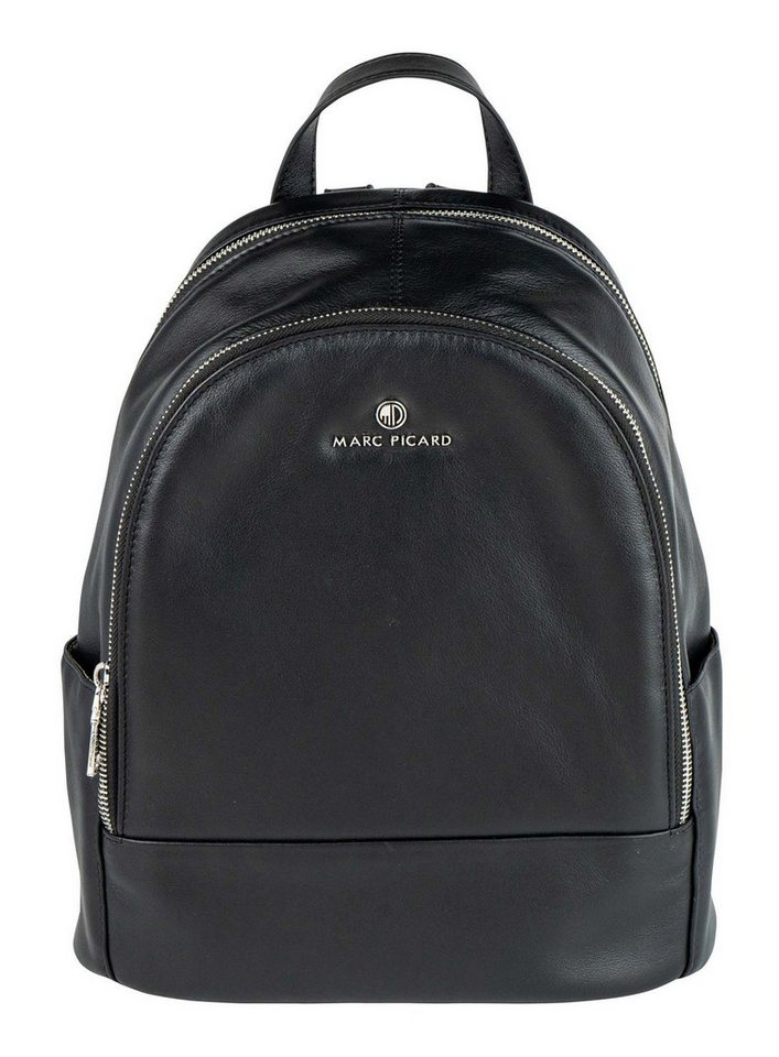 Marc Picard Rucksack Backpack, aus echtem Rindsleder von Marc Picard